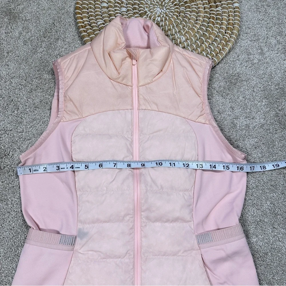 Lululemon Women’s Goose Down Feathers for It All Vest Full Zip in Pink Mist 6